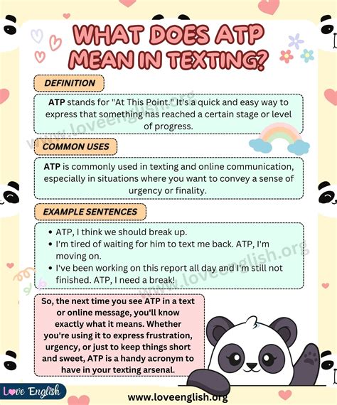 what does atp mean in texting|atp stands for in text.